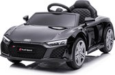 Audi R8 Spyder - Elektrische Kinderauto Zwart - 12V - 1 tot 6 jaar