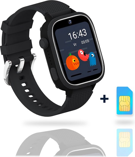 AngelTech Kinder SmartWatch Ultra Gps Horloge kind 4G Smartwatch Kinderen Slim. bol