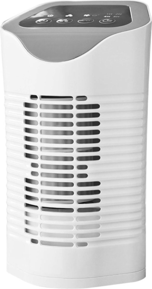 Luchtreiniger - met HEPA & Koolstoffilter - Luchtreinigers - Timer Functie & 3 Snelheden - 60 m3/u - Ionisator - Air Purifier - Wit — afbeelding 1