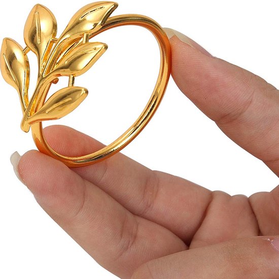 18 stuks servetringen goud zinklegering servettengesp gouden napkin 18 stuks servetringen goud zinklegering servettengesp gouden napkin