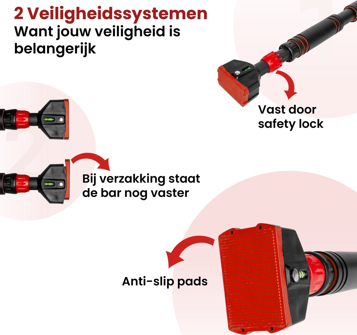 zkv goods Noxfit Pull Up Bar - Optrekstang Deur thumbnail 4