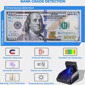 Geldteller - Valsrekening Detector - Automatische Gelddetectie - Euro & Dollar - 7 voudige valuta-authenticatie