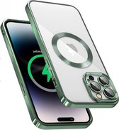 Cityhoesje.nl - iPhone 14 Pro - Magnetic - Magsafe - Back Cover - Groen