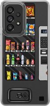 Casimoda® hoesje - Geschikt voor Samsung Galaxy A52 5G - Snoepautomaat - 2-in-1 case - Schokbestendig - Snoep - Verhoogde randen - Multi, Transparant