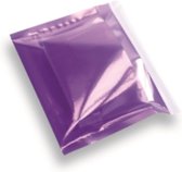 Enveloppes aluminium - 164x110 mm A6/ C6 - Violet transparent - 100 pièces