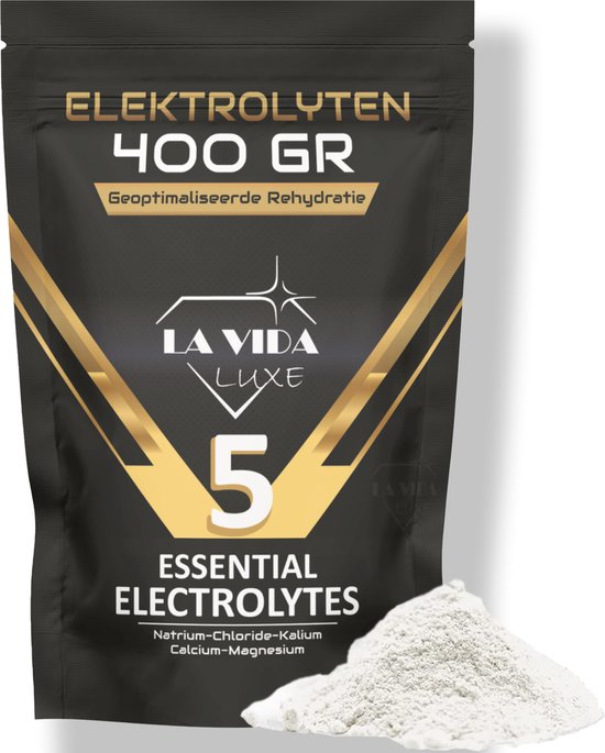 5 Essentiele Electrolyten poeder - Geen Suiker - 68 porties - Natrium -...