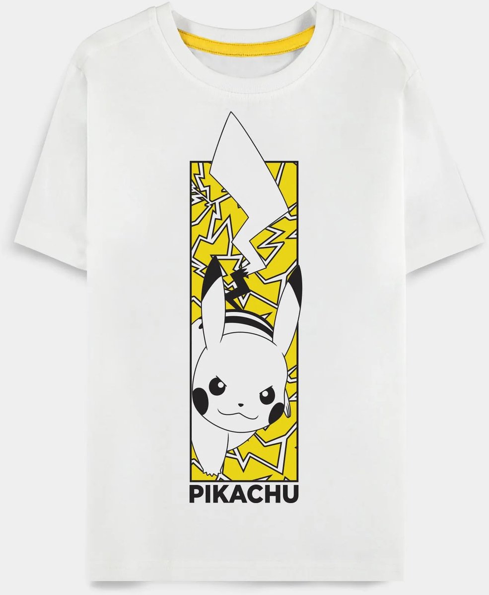 Pokémon - Attack! Heren T-shirt - XS - Wit