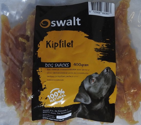 Oswalt Kipfilet - Hondensnack - 400 Gram