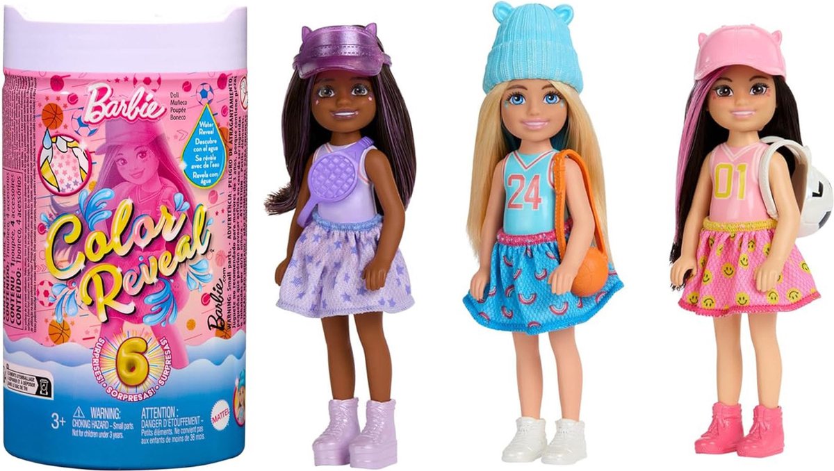 PRODUKT Barbie Color Reveal Sportserie Verrassingspop