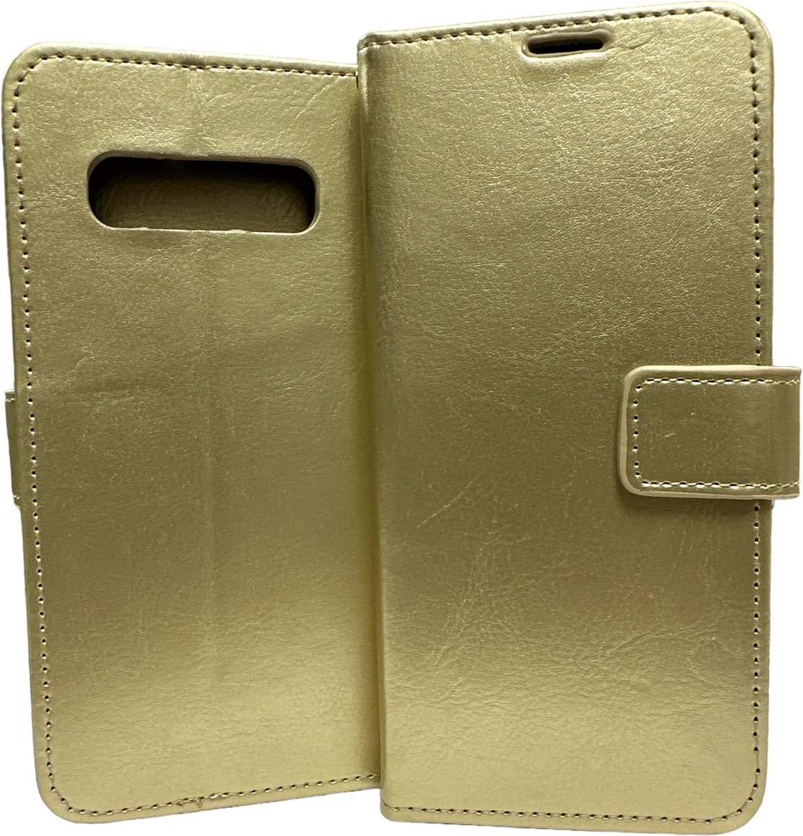 Bookcase Geschikt voor: Samsung Galaxy S8 - Goud - portemonnee hoesje