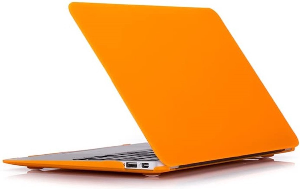 Hardshell Case - Geschikt voor oude MacBook Air - Voor Air 13 inch A1369 (2010 en 2011) - Oranje
