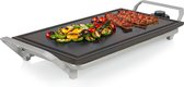 Princess 103150 Table Chef Premium Stone - Grillplaat - Bakplaat - PFAS-vrij - 46x26cm - Gourmet - 4 tot 6 personen - 1500W - Extra lang snoer