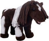 HKM - Pinto - Cuddle Pony - Speelgoed - Bruin - Wit