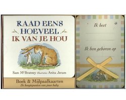 Omslag van Raad eens hoeveel ik van je hou Boek & Mijlpaalkaarten
