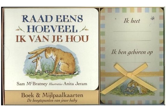Raad eens hoeveel ik van je hou Boek & Mijlpaalkaarten