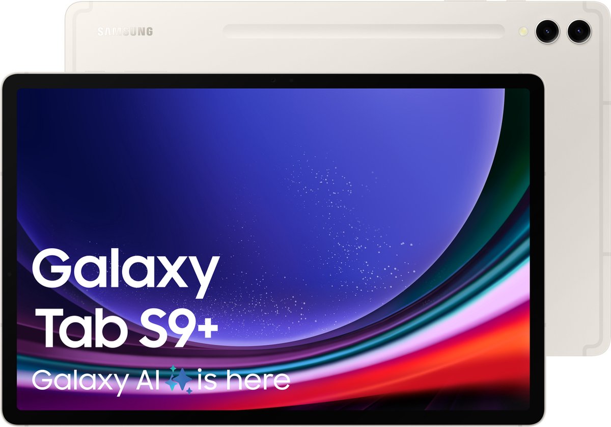 SAMSUNG Galaxy Tab S9 Plus - 12.4 inch - 512 GB - Beige - Wifi