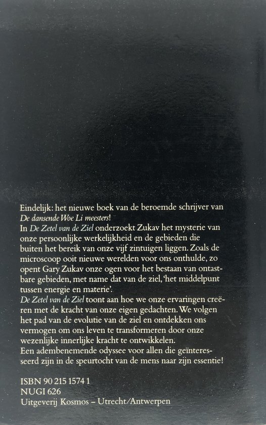 De zetel van de ziel, Gary Zukav 9789021515748 Boeken bol