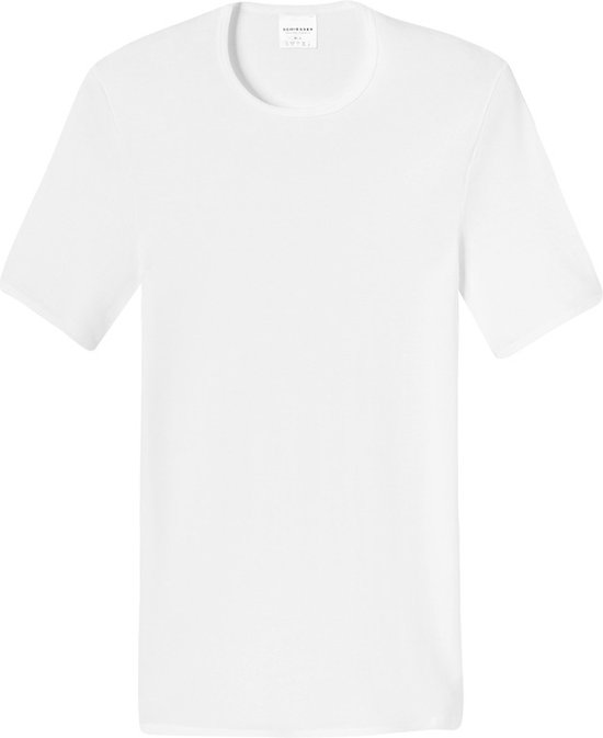 Schiesser heren T-Shirt Rib - Feinrib Original - XXL - Wit