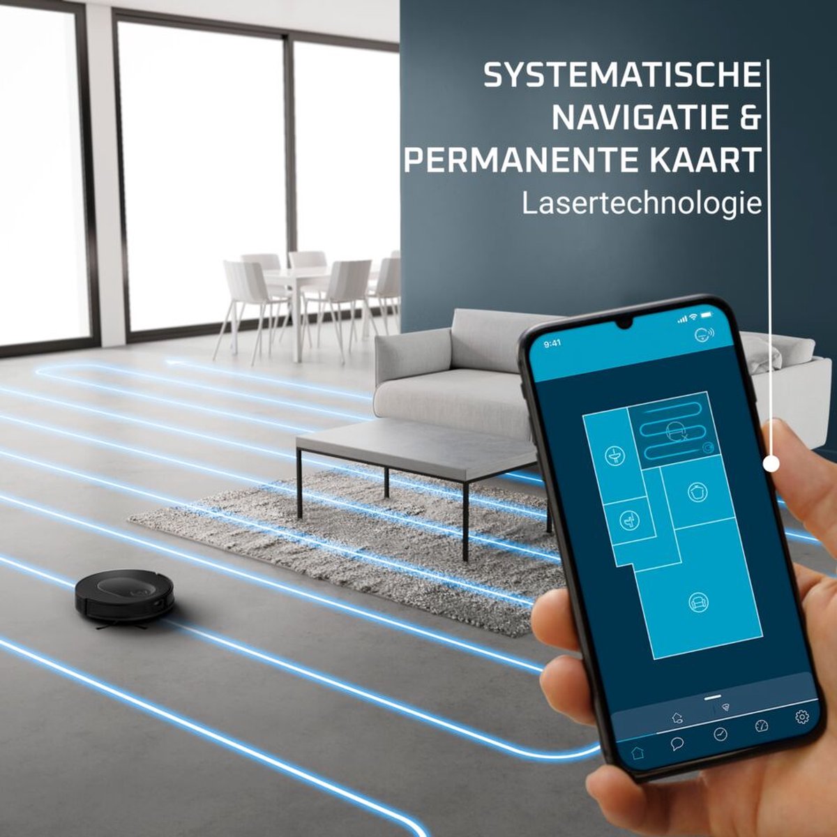Rowenta X-Plorer RR8L65 Robotstofzuiger Zwart met - afbeelding 3