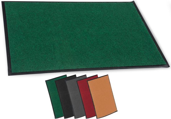CLP Deurmat voor binnen en buiten - Anti-slip deurmat - groen 40x60 cm