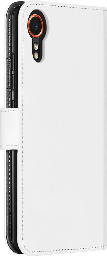Book Case Phone Case Convient pour Samsung Galaxy Xcover 7 Wit avec porte-carte