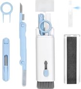 7 in 1 Cleaning Kit – Novilot – Blauw - Airpods Schoonmaakset – Reiniger – Inclusief schoonmaakvloeistof – Airpods Cleaner – Toetsenbord – iPhone – Schoonmaken