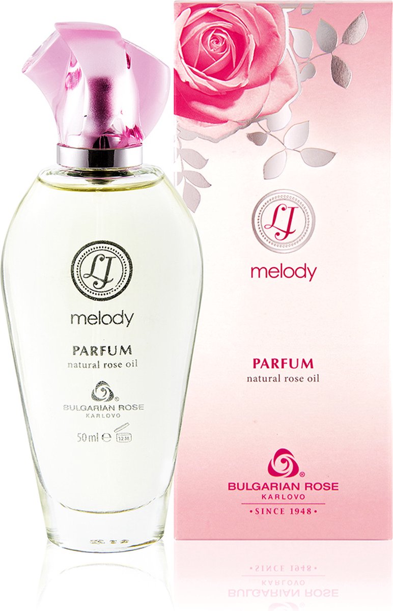 Parfum Lady's Joy Melody | Fruitig-bloemige langdurige parfum met 100% natuurlijke Bulgaarse rozenolie en rozenwater