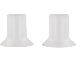 Youha Borstschildverkleiners - Borstschilden - Borstkolf accessories - BPA vrij - elektrische draadloze borstkolven - Silicone borstschilden - Set van 2 stuks - Maat 22mm