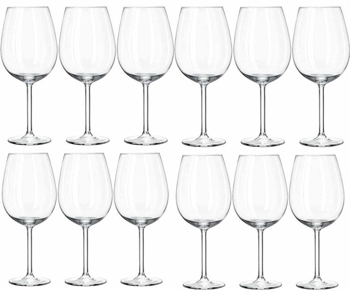 18x Luxe wijnglazen 440 ml Plaza - 44 cl - Wijn drinken - Wijnglazen van glas