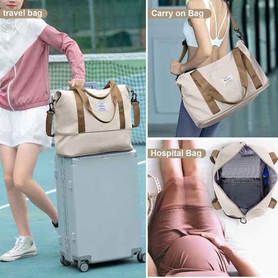 COOLIFE Ryanair Reistas voor dames, 40 x 20 x 25 cm, handbagage