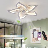 Moderne LED Plafondventilator - Verlichte Slaapkamer Plafondlamp - Afstandsbediening Ventilator - Maatnaam: 69cm