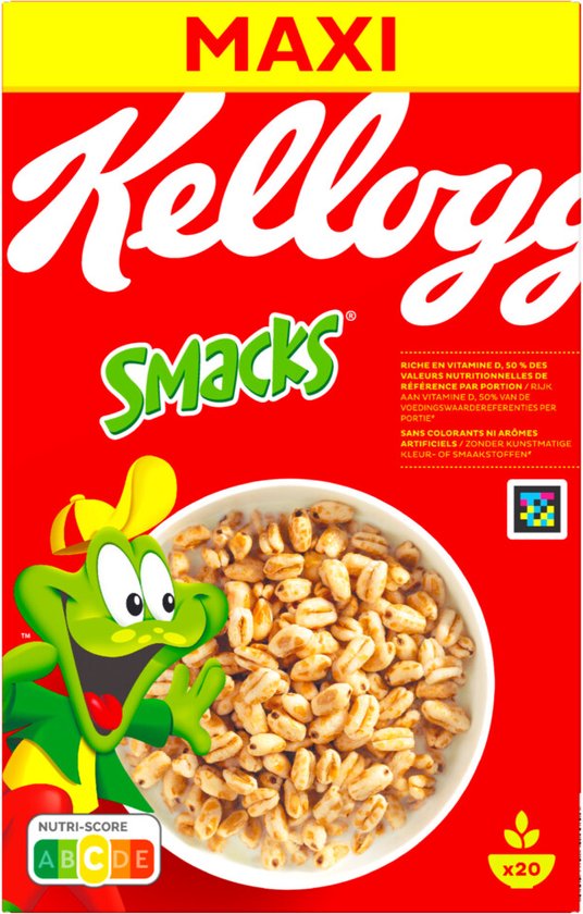 Kellogg's Smacks Ontbijtgranen - 1 x 600 gr - Voordeelverpakking