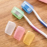 Hiden | Tandenborstel Caps - Tandenborstel beschermer - Tandenborstel houder -  Mixed kleuren - Tandverzorging - Bescherming | 5 stuks