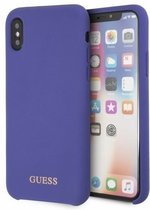 Guess Silicone Case for Apple iPhone X - Purple