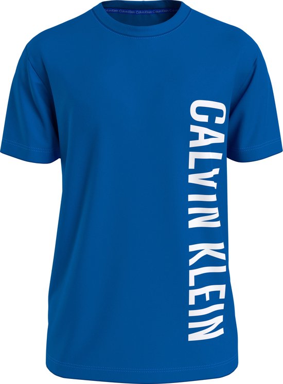 Calvin Klein Crew Neck t-shirt décontracté hommes bleu