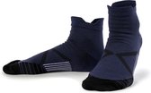 Ecorare® - Chaussettes de course - Chaussettes basses - Chaussettes de sport - Bleu marine - Taille l/xl