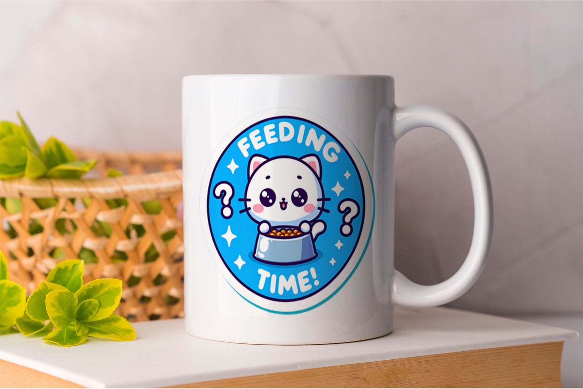 Mok Feeding Time - Cute - gift - Cadeau - Adorable - Sweet - Lovely - Schattig - Lief - Schattig - Mooi