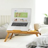 Laptoptafel voor bed, opvouwbare bedtafel,Laptoptafel for your bed, inklapbare laptoptafel - ontbijttafel met inklapbare poten 72.5D x 35W x 30.5H centimetres