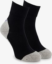 2 paires de chaussettes de sport noir gris - Taille 35/38