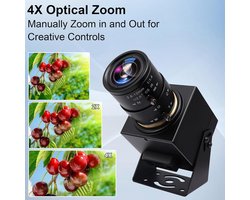 Svpro - 4K-camera USB HDMI Dual Out - Handmatige zoomwebcam voor pc