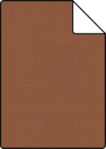 Echantillon ESTAhome papier peint structure lin terre cuite - 139369 - 26,5 x 21 cm