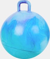 Skippybal Blauw - Met stoepkrijt - Verjaardag cadeau Skippybal – ø 45 cm – Skippyballen – Peuter – 3 Jaar – Buitenspeelgoed voor Jongens en Meisjes – Skippy Bal - Skippybal – Speelgoed voor Kinderen