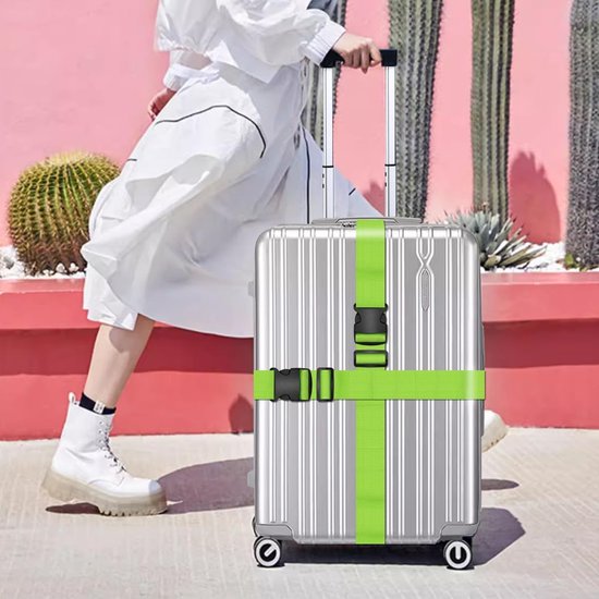 2 Stuks Bagage Kofferriemen - Reisaccessoires Verdikte Bagageriem met