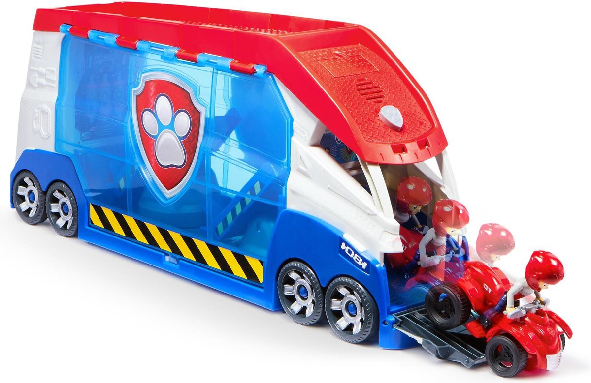PAW Patrol - Transformerende PAW Patroller met voertuigwerpers lichten en geluiden Ryder-actiefiguur en ATV-speelgoedauto — afbeelding 17