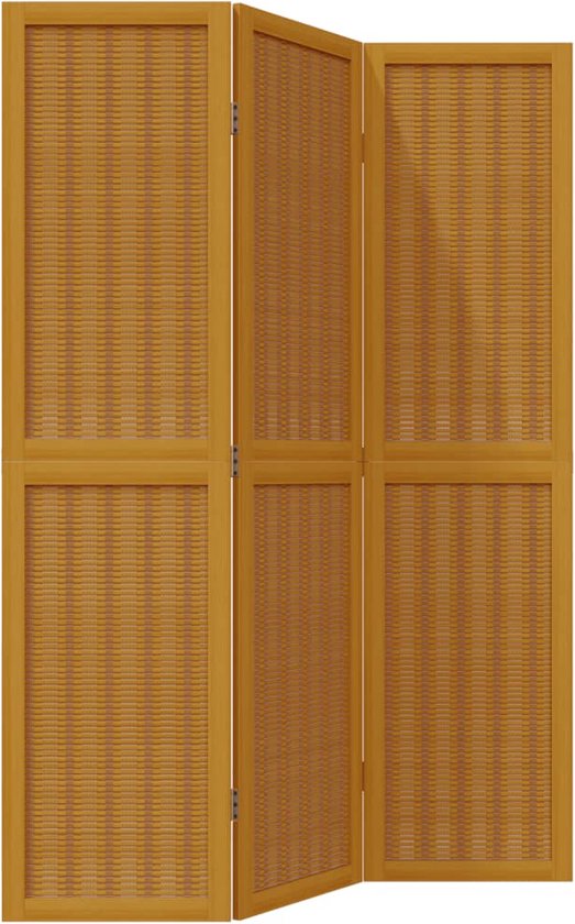 vidaXL-Kamerscherm-met-3-panelen-massief-paulowniahout-bruin