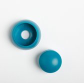 DICE - capuchon en plastique 2 pièces - M10 - turquoise