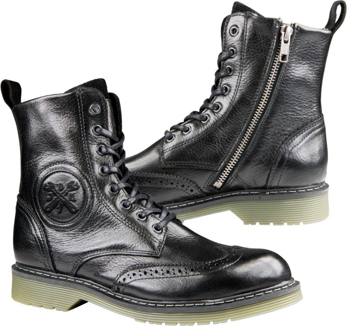 John Doe Motorschoenen voor dames Sixty Budapest Black