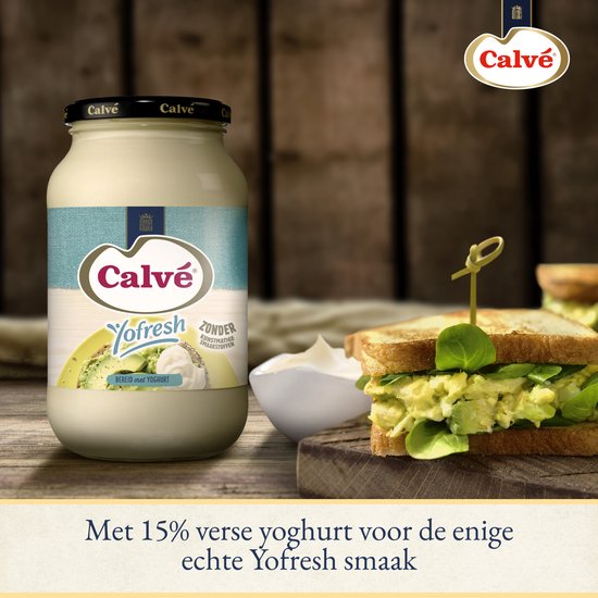 Yofresh Calvé Mayonaise Pot - Yofresh - 6 x 650 ml - Voordeelverpakking | bol