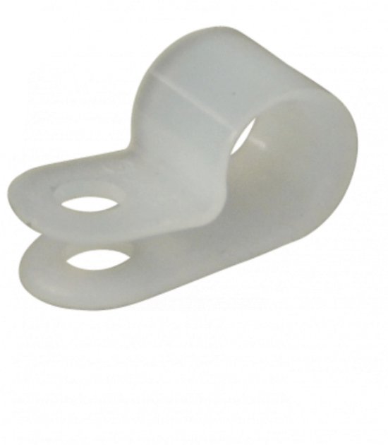 Câble selle plastique blanc 10 mm