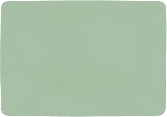 ZICZAC - Set de table TOGO - Lot de 6 - Double face - Simili cuir - 33x45 cm, vert